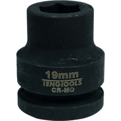 Teng 3/4in Dr. Impact Socket 19mm DIN