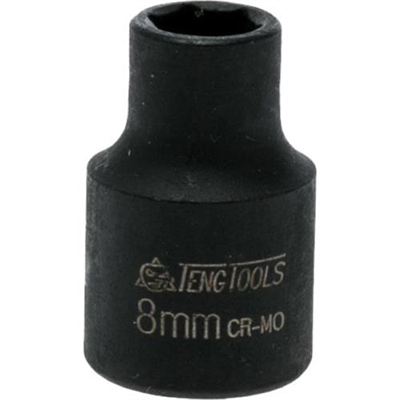 Teng 3/8in Dr. Impact Socket 8mm ANSI