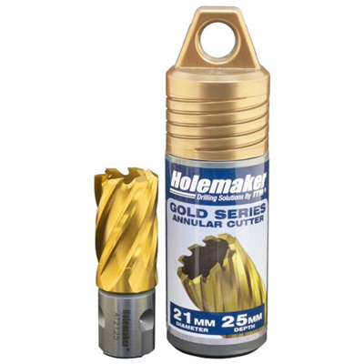 Holemaker Uni Shank Tinite (Tin) Cutter 21mmx25mm