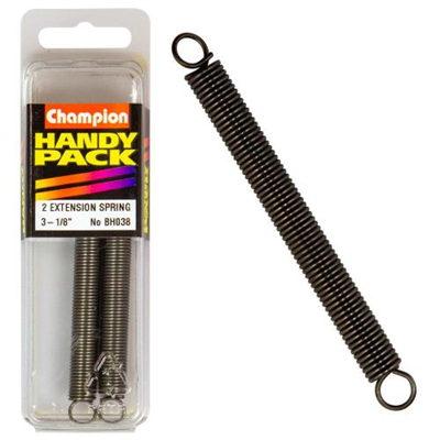 Champion 3-1/8 x 11/32in x 20G Extension Springs