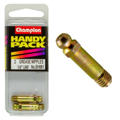 Champion 1/4in UNF x 1-1/4in Long Grease Nipples