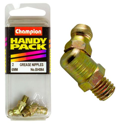 Champion 6mm 45Deg. Grease Nipples