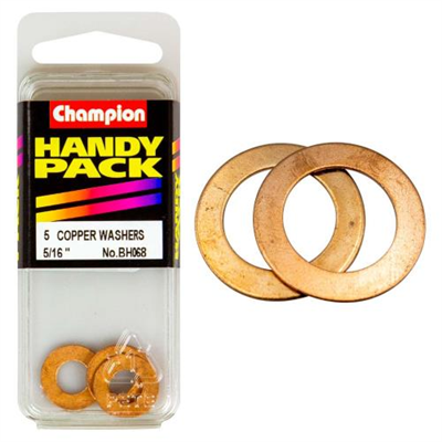 Champion 5/16in x 5/8in Copper Washer 20G