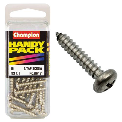Champion 10G x 7/8in S/Tap Set Screw - Pan HD