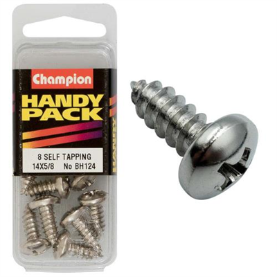 Champion 14G x 5/8in S/Tap Set Screw - Pan HD