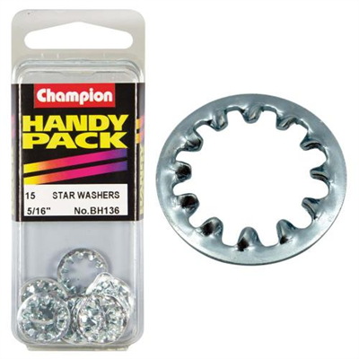 Champion 5/16in internal Star Washer