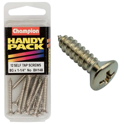 Champion 8G x 1-1/4in Self Tap Set Screw - Rsd HD