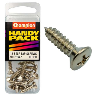 Champion 10G x 3/4in Self Tap Set Screw - Rsd HD