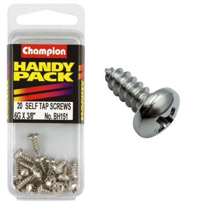 Champion 6G x 3/8in S/Tap Set Screw - Pan HD
