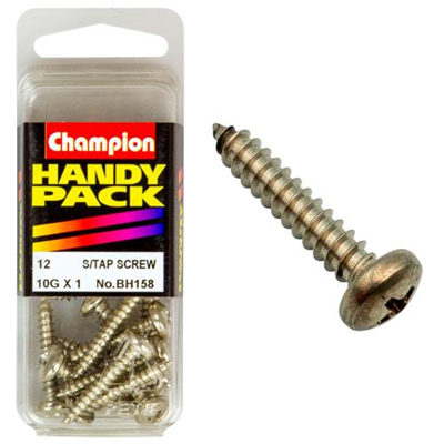 Champion 10G x 1 S/Tap Set Screw - Pan HD