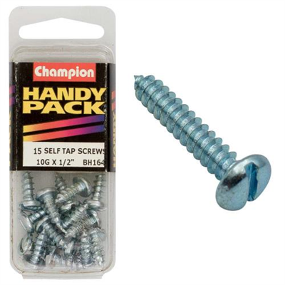 Champion 8G x 5/8in Self Tap Set Screw - Pan HD