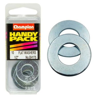 Champion 1/2in Flat Steel Washer