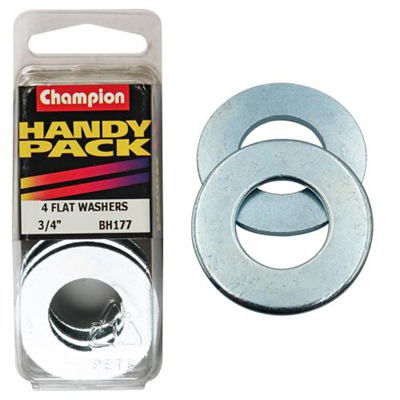 Champion 3/4in Flat Steel Washer