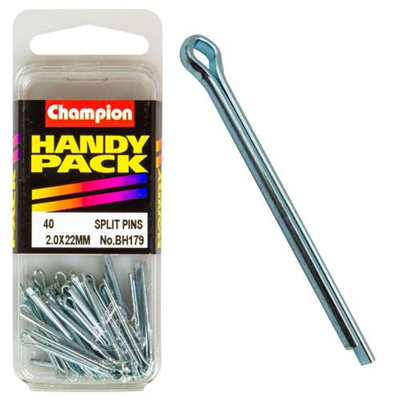 Champion 2.0 x 22mm Split (Cotter) Pin