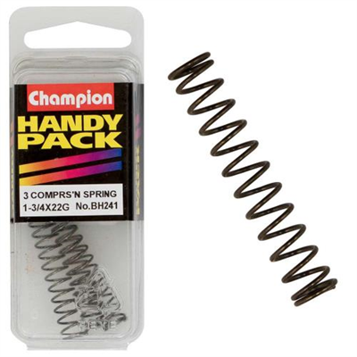 Champion 1-3/4in x 5/16in x 22G C/Spring