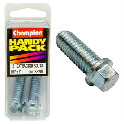 Champion 3/8in x 1in UNC Manifold Stud & Nut