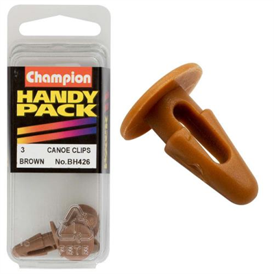 Champion Canoe Clip - Brown
