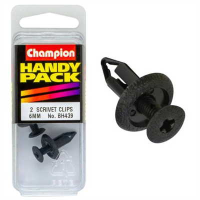 Champion Scrivet Trim Clip 6mm