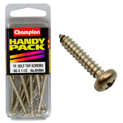 Champion 8G x 1-1/2in S/Tap Set Screw - Pan HD