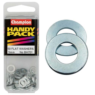 Champion Handy Pack Flat Steel Washer 5mm CWS