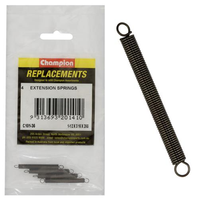 Champion 38 x 5 x 0.5mm Extension Spring