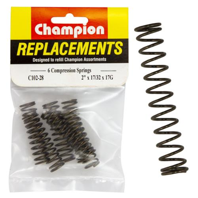 Champion 50 x 13 x 1.4mm Compression Spring-6pk