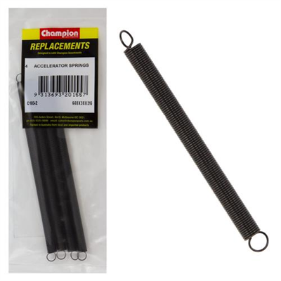 Champion 168 x 11 x 0.8mm Accelerator Spring-4pk