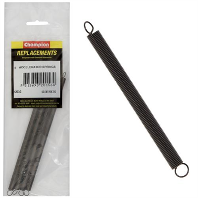 Champion 170 x 8 x 0.8mm Accelerator Spring-4pk