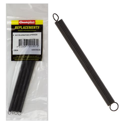 Champion 160 x 8 x 0.8mm Accelerator Spring-4pk