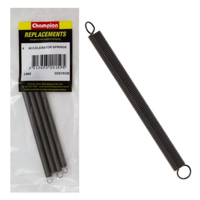 Champion 135 x 8 x 0.7mm Accelerator Spring-4pk