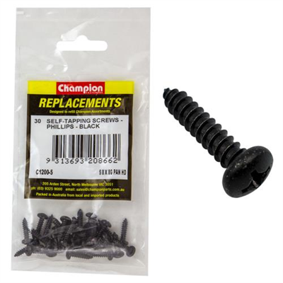 Champion 4.2 x 16mm Self Tapping Screw Pan Head Ph -30pk