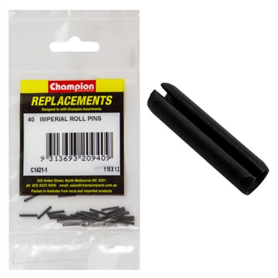 Champion 1/16in x 1/2in Roll Pin -40pk