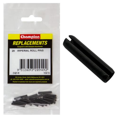 Champion 1/8in x 7/8in Roll Pin -20pk