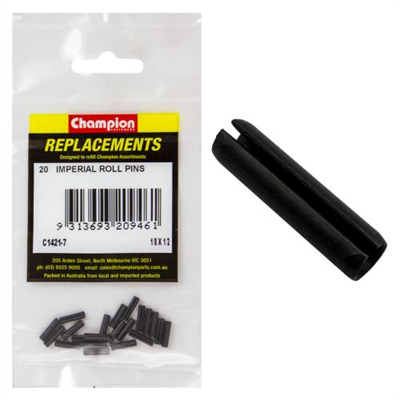 Champion 1/8in x 1/2in Roll Pin -20pk