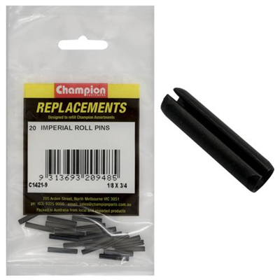Champion 1/8in x 3/4in Roll Pin -20pk