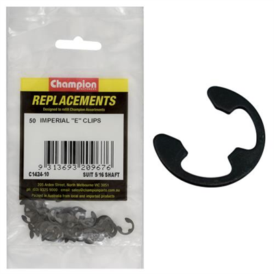 Champion E-Clip Suit 5/16 Shaft -50pk