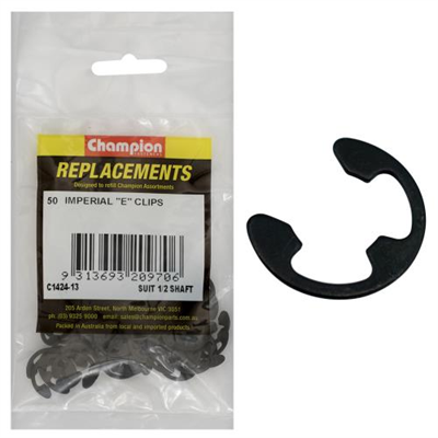 Champion E-Clip Suit 1/2 Shaft -50pk