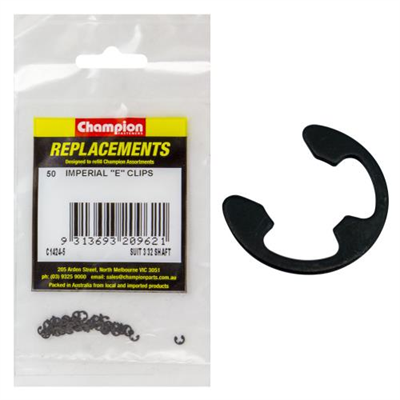 Champion E-Clip Suit 3/32 Shaft -50pk