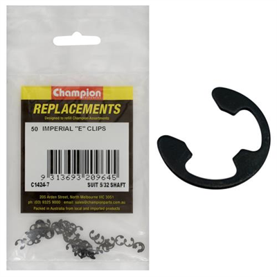 Champion E-Clip Suit 5/32 Shaft -50pk