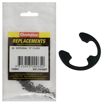 Champion E-Clip Suit 3/16 Shaft -50pk