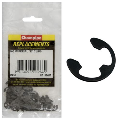 Champion E-Clip Suit 1/4 Shaft -100pk
