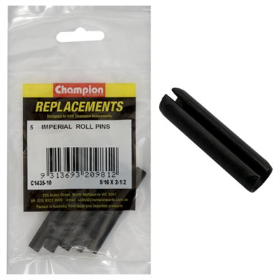 Champion 5/16in x 2-1/2in Roll Pin -5pk