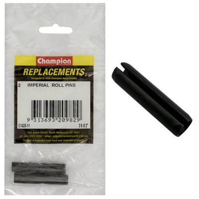 Champion 3/8in x 2in Roll Pin -2pk