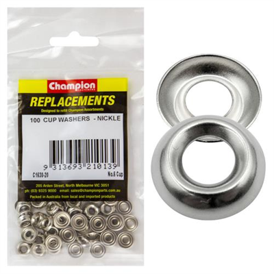 Champion 6G Cup Washer -100pk