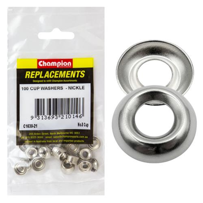 Champion 8G Cup Washer -100pk