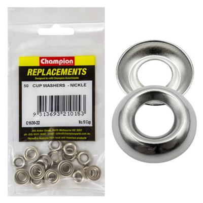 Champion 10G Cup Washer -50pk