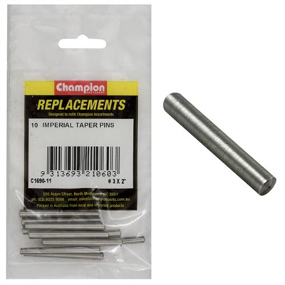 Champion #3 x 2in Taper Pin -10pk