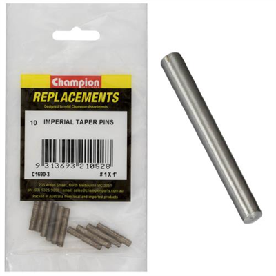 Champion #1 x 1in Taper Pin -10pk