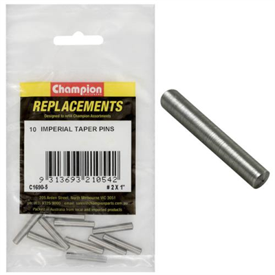 Champion #2 x 1in Taper Pin -10pk