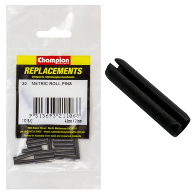 Champion 4mm x 20mm Roll Pin -20pk